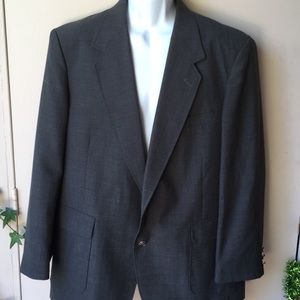 Gray Lined sport suit blazer jacket gray 44R